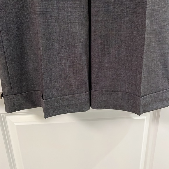 REITMANS dark grey wide leg cuffed dress pants - Picture 2 of 6